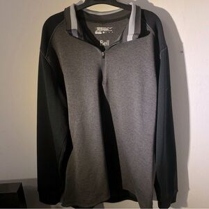 NIKE golf grey half zip sweater